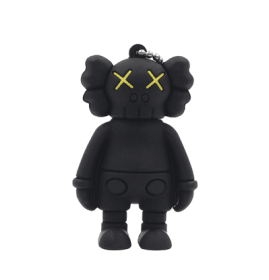 Doll Creative U Disk 32g High-speed Student Girl Heart Mobile Phone Computer Dual-use USB Drive (Option: Black-Official standard)