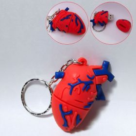 Creative Human Organs U Disk Internal Organs Brain Lip Print (size: 4.style-4GB)