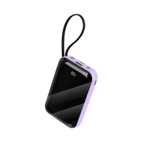 Universal Charging Companion  Power Bank - Suitable For A Variety Of Scenarios, With Portability And Multiple Capacities, Fast Charging And Wireless C (Color: Purple)