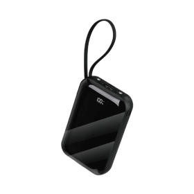 Universal Charging Companion  Power Bank - Suitable For A Variety Of Scenarios, With Portability And Multiple Capacities, Fast Charging And Wireless C (Color: Black)